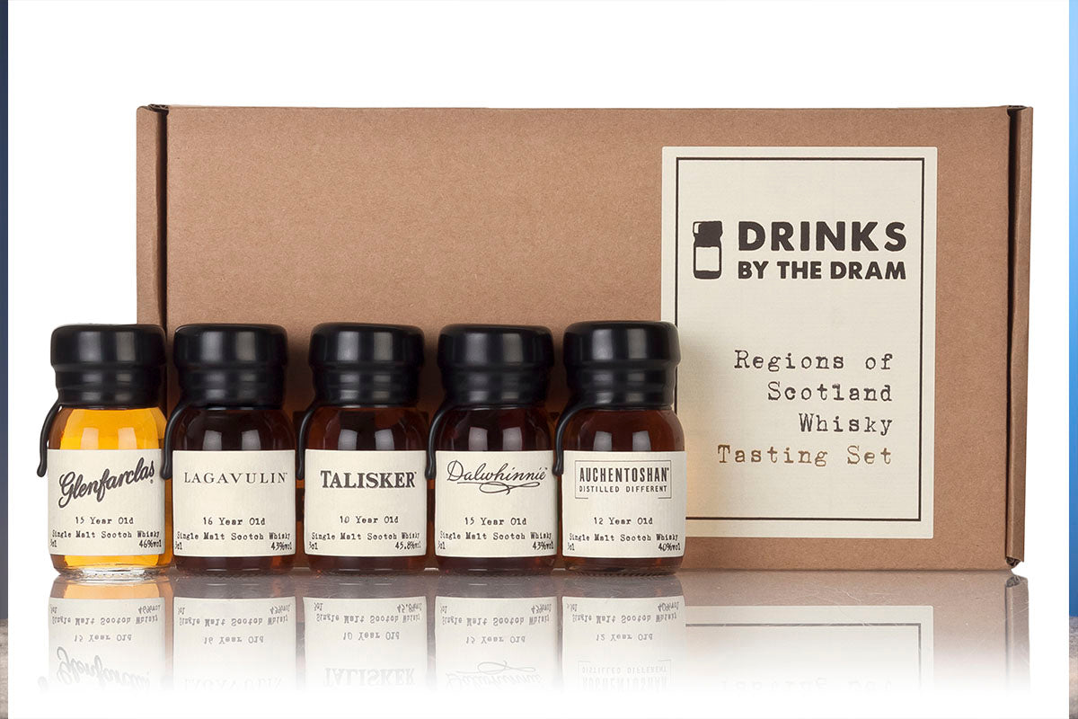 The Deluxe Edition - 21 Dram Whisky tasting in a Gift Box with QR