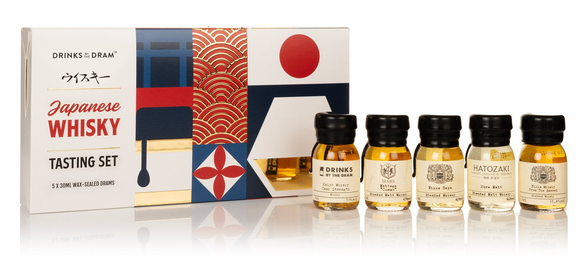 Japanese Whisky Tasting Set 2024 design Drinks By The Dram