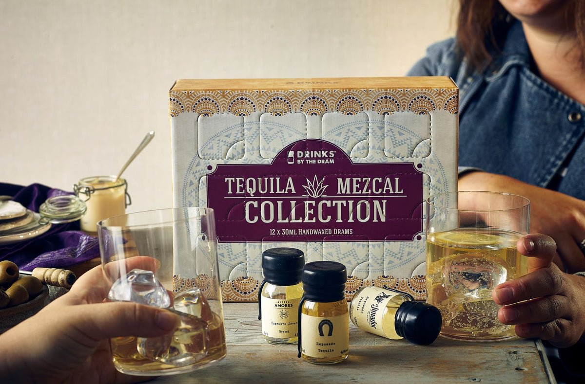 Tequila and Mezcal collection, summer spring drinks