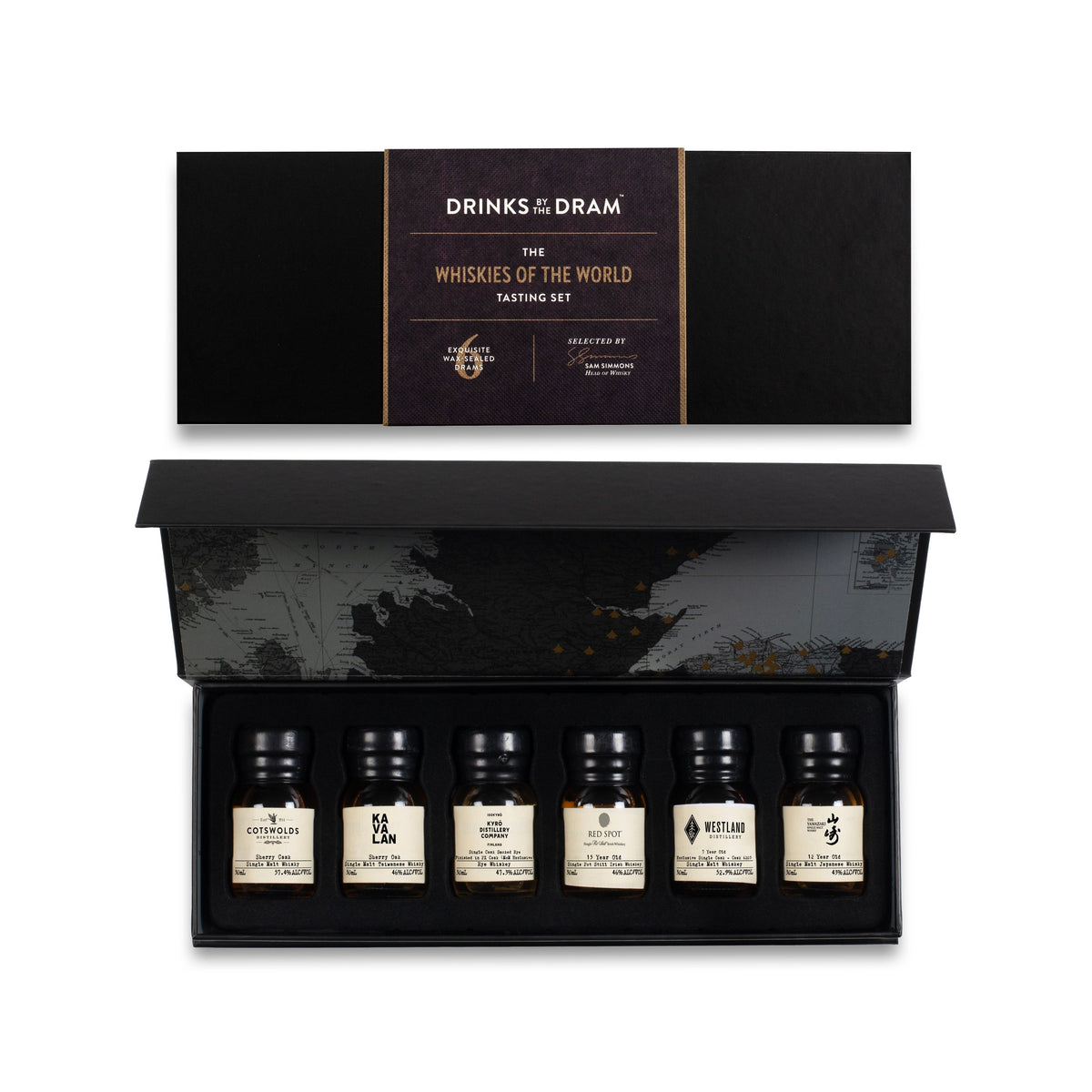 The Premium Whiskies of the World Tasting Set