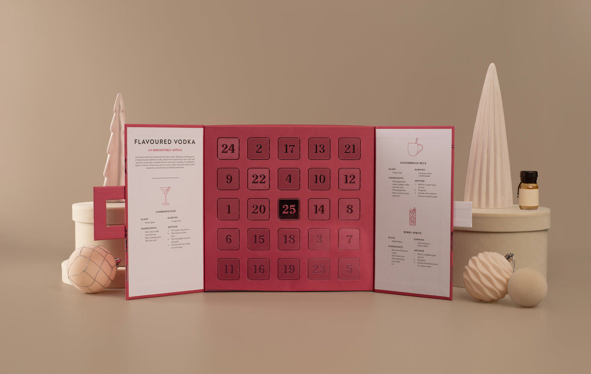 The Flavoured Vodka Advent Calendar, lifestyle