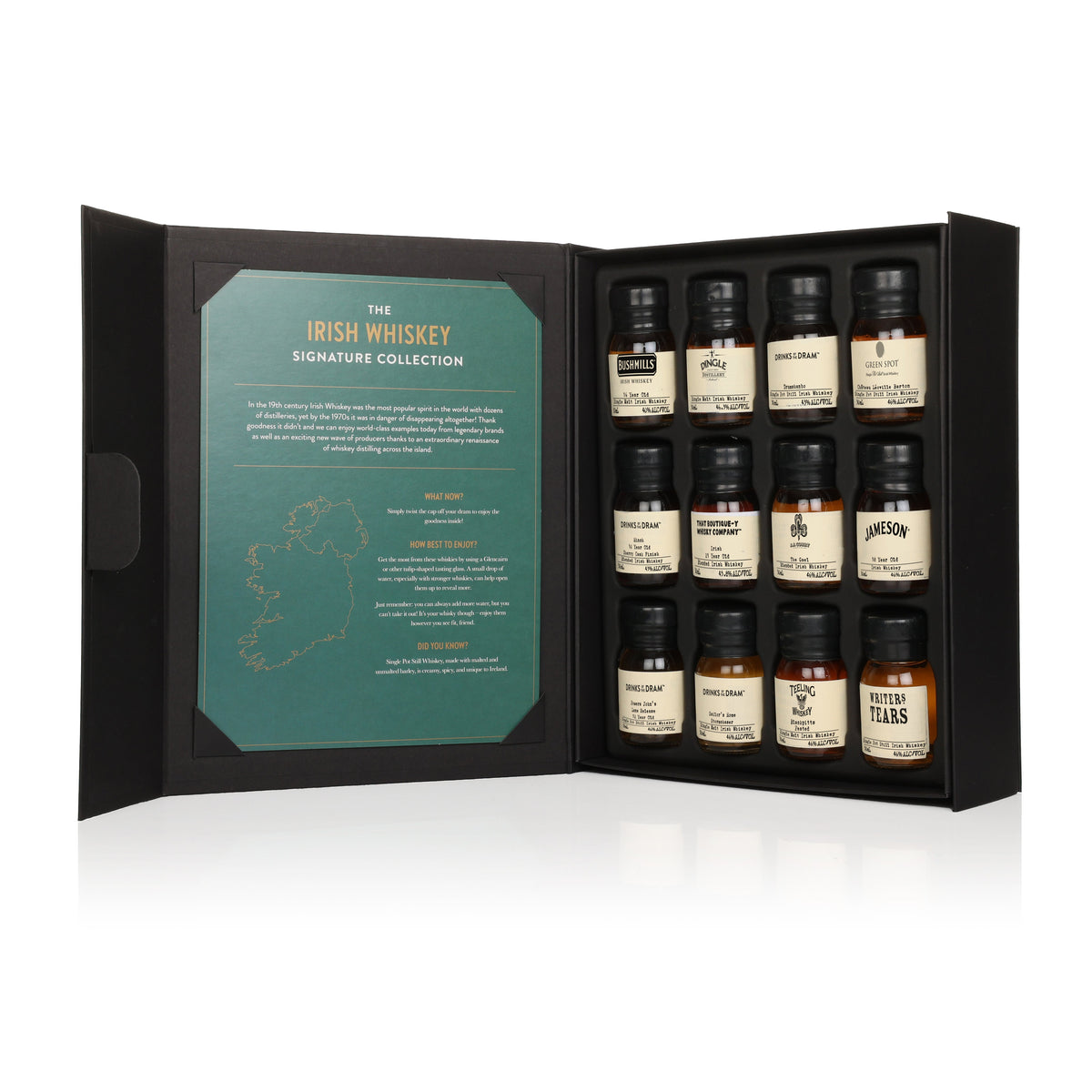 The Irish Whiskey Signature Collection, open